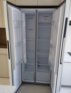 Réfrigérateur Side-by-Side <span class=keywords><strong>Grande</strong></span> Capacité 450L, Sans Givre, Économe en Énergie, 220V, Machine de Refroidissement Professionnelle pour Usage Domestique - Product Image 3