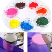 Poudre de pigment thermosensible DIY à changement de couleur, poudre thermochromique pour vernis à ongles, peinture, résine, encre, sérigraphie