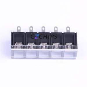 KF78H-13.0-5P Barrier Terminal Block Through hole Component (THT),P=13mm Connector With Cover Plate 13mm 1x5P Straight Pin - Product Image 1