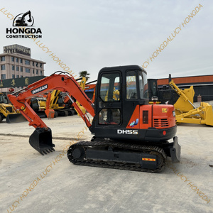มือสอง Doosan DH55รถขุดตีนตะขาบขนาดเล็ก5.5ตัน Komatsu Cummins HITACHI ZX70รวมมอเตอร์เกียร์ปั๊มเกียร์ PLC - Product Image 5