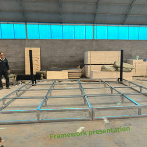 4X4m ring de boxe Rop Kick Championship Thai Mini étage utilisé ring de boxe <span class=keywords><strong>gonflable</strong></span> pliable à vendre - Product Image 2