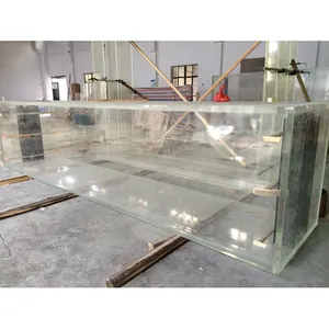 Rifornimento diretto della fabbrica aquaponics tavolo commerciale acquario acquario in vetro artificiale