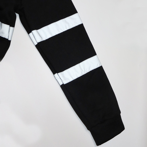 Sweat à capuche réfléchissant en velours pour homme, idéal pour les loisirs quotidiens en extérieur, anti-froid, disponible immédiatement - Product Image 6