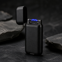 Briquet électronique transparent fin de qualité supérieure en plastique pour cigarettes électroniques CR