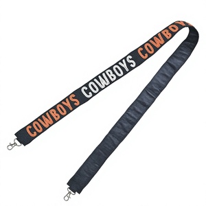 Lanière en nylon Cowboys avec crochet métallique, sangle élégante et durable pour accessoires - Product Image 1