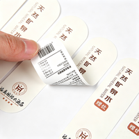 Etiquetas Adhesivas Personalizadas, Impresas, Resistentes al Agua, Ecológicas, con Adhesivo Fuerte, MOQ Bajo, Aplicables a Alimentos, Bebidas, Cosméticos, etc.