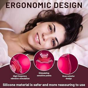 Adulto Silicone Rosa Vibrador 10-Speed Clitoriano Sucção Masturbador Saltando para Estimulador De Mama De Ovo Brinquedo Do Sexo Das Mulheres - Product Image 5