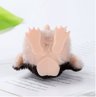 Pingouin réaliste en silicone avec poils implantés à la main, style Reborn, jouet de collection animal simulé