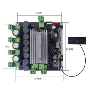 <span class=keywords><strong>Placa</strong></span> Amplificadora <span class=keywords><strong>de</strong></span> Potencia Clase D, Bluetooth 5.0, Entrada <span class=keywords><strong>de</strong></span> Fibra Óptica AUX, Módulo Receptor DSP DAC <span class=keywords><strong>para</strong></span> Equipos <span class=keywords><strong>de</strong></span> <span class=keywords><strong>Sonido</strong></span>, Altavoces y Sistemas <span class=keywords><strong>de</strong></span> Audio - Product Image 2