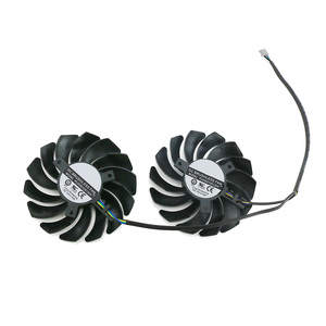 Ventilador de P106-100 PLD09210S12HH, 4 pines, RX580, para <span class=keywords><strong>MSI</strong></span> RX 470 480 570 580, tarjeta gráfica armadura, ventiladores de refrigeración - Product Image 2