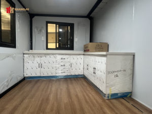 Casa Modular <span class=keywords><strong>de</strong></span> <span class=keywords><strong>dos</strong></span> pisos, casa pequeña móvil prefabricada, contenedor portátil para oficina y casa <span class=keywords><strong>de</strong></span> estar plana Granny - Product Image 5