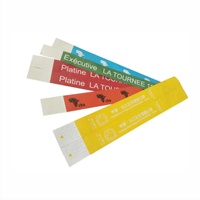 Cadeaux publicitaires jetables étanches résistants à la déchirure Festival Événement Bracelets promotionnels Conception personnalisée Écran à code QR