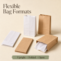 Sac d'emballage en papier kraft personnalisé, taille personnalisée, logo imprimé pour l'emballage de produits cadeaux en détail