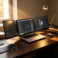 Monitor Portátil Dual de 14 Pulgadas, Extensor para Laptop, FHD IPS, Tipo-C, HDMI, Segunda Pantalla, Plug and Play, Electrónica de Consumo
