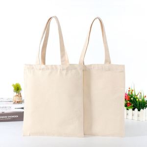 Custom <b>Mini</b> Gym Canvas Cotton Grocery Beach Tote Drawstring Bag Eco-Friendly Recyclable Heavy Rope Logo Plain Print Daily Gift - Product Image 2