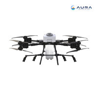 Drone agricole intelligent pliable AURA ST-C120 haute performance pour la protection des cultures et l'épandage d'engrais, haute productivité, OEM ODM
