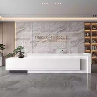 Panneau MDF en bois au design moderne Réception pour hôtels bureaux bars salons ateliers