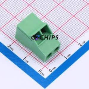 1705469 Screw Terminal <b>Block</b> P=5.08mm Connector ( Pitch: 5.08mm )( <b>Mounting</b> Type: Through Hole )( Total PIN Count: 2P ) - Product Image 1