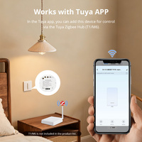 Module d'interrupteur intelligent Zemismart Tuya Zigbee 1 ou 2 voies avec statistiques de consommation, installation dissimulée sans fil neutre, compatible Alexa Google Home