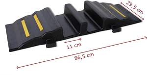 Wheel Chock with Reflective <b>Strip</b> for Truck Trailer - Product Image 6