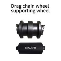 Roue de guidage pour micro-excavatrice TY SY35 certifiée, accessoire avant pour excavatrice, fabriqué en Chine, garantie supplémentaire