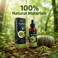 Huile de graines de citrouille 100% pure pressée à froid, huile végétale naturelle pour hydratant capillaire et cutané, aromathérapie, DIY, massage visage et corps, en vrac