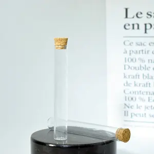 Werkseitig kunden spezifische Glas-Pre-Roll-Rohre Holz spitzen decken transparentes Glas-Pre-Roll-Rohr ab