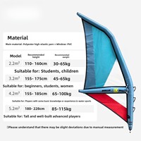 Planche de SUP gonflable en PVC tout usage pour l'apprentissage et la course, avec aile universelle pour la planche à pagaie, idéale pour les micro-vagues