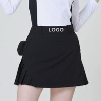 Jupe de golf de sport personnalisée pour femmes Jupe-culotte taille haute doublée A pour femmes Jupe plissée de tennis de golf pour filles