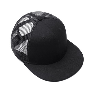 China Cap Manufacturers Meshs Ports Sombreros Plain Snapback Cap 6 Panel Trucker Hat - Product Image 3