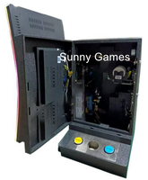 Máquina de Juego con Pantalla Táctil Curva de 23.6 Pulgadas para Bar, Gabinete de Juego de Habilidad Personalizado en Negro para Máquinas de Juego de Arcade