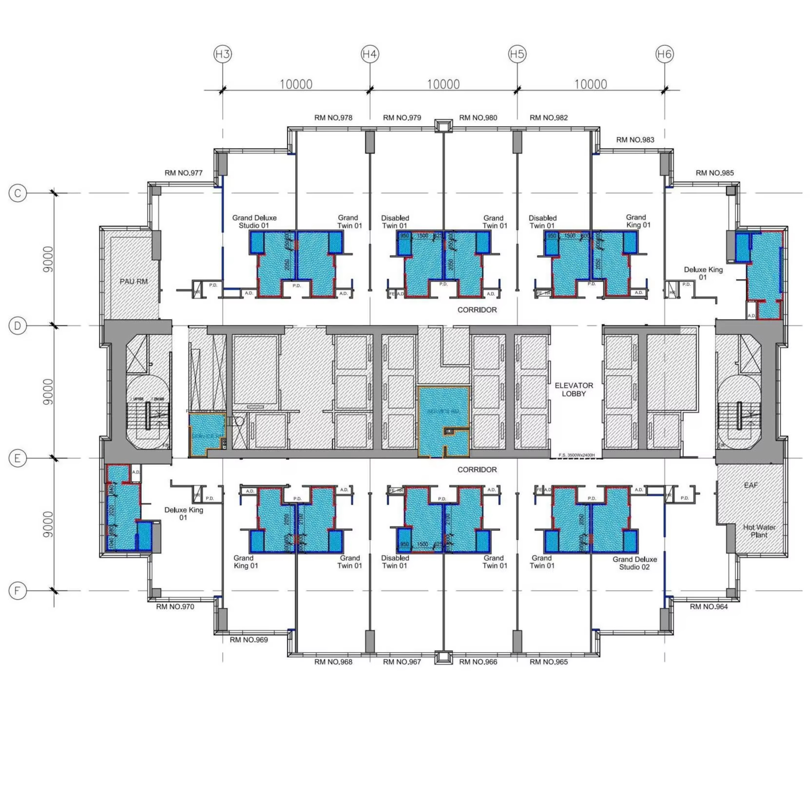 Detailed Design Of Construction Drawings For Hotels In Macao, China