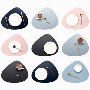 Manteles Individuales de Cuero Personalizados con Impresión Digital, Estampado en Oro, Relieve, Costura con Hilo y Bordado, Antideslizantes - Product Image 1