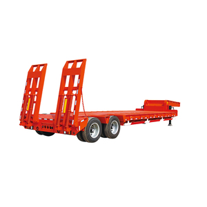 جرافة منخفضة/منخفضة/انخفاض سطح السفينة قابلة للتمديد منخفضة السرير شاحنة جرار نصف مقطورة - Product Image 4