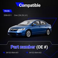 Levier de vitesses 5 vitesses pour Honda Civic 2006-2011 DX EX LX – Robuste et durable, idéal pour la modification automobile (B(Bra))