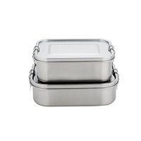 Empilable À Un Niveau SUS 304 En Acier Inoxydable Indien À Emporter Alimentaire Tiffin Transporteur Boîte À Lunch Hermétique Anti-Fuite Écologique