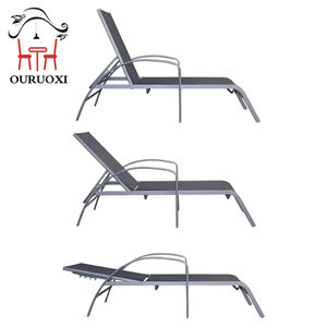 Mobilier <span class=keywords><strong>de</strong></span> patio extérieur en aluminium pour hôtel, balcon, plage, chaise longue au bord <span class=keywords><strong>de</strong></span> la piscine - Product Image 4