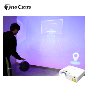 Onecraze AR Pickleball Virtual Playground Multiplayer Interactive <b>Wall</b> Smash Games 20 Plus Games 5300 Lumens Indoor <b>Projector</b> - Product Image 3