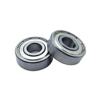 6201 ZZ Bantalan Bola Alur Dalam Baja Krom Kecepatan Tinggi 25x32x10mm Pelindung Logam Ganda Pengganti Motor Listrik Halus