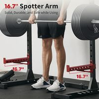 Equipo de Fitness para gimnasio, barra de potencia para interiores, barra de dominadas, estante de sentadillas de entrenamiento ajustable, ejercicio multifuncional para todos los músculos del cuerpo