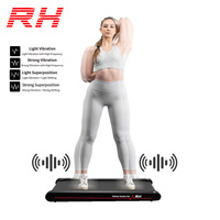 Tapis roulant pliable électrique portable pour l'entraînement cardiovasculaire avec écran LED pour usage domestique