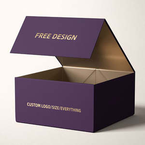 Crown Win Luxury Custom Folding Magnetic Gift <strong>Box</strong> with Rigid Cardboard Packaging for Clothing Shoes Custom Logo Paper <strong>Box</strong> - Product Image 1