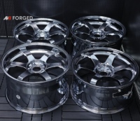 Velg Racing Mobil Sport MN Forged Volk Te37 SL Triple Chrome Forged untuk M340i G80 G82 G87 F80 F82 E92 GTR 5x114.3 5x112 5x120