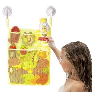Most Popular Baby Bath Toy Organizer Mesh Bag Baby Bathtub Hanging Durable Washable Mesh Bathroom Toy Holder Organizer - Product Image 4