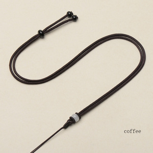 Cordon de <span class=keywords><strong>collier</strong></span> semi-finis de 2 mm, noir, rouge, cyan, vert, longueur réglable de 65 à 70 cm, pour la fabrication de bijoux - Product Image 6