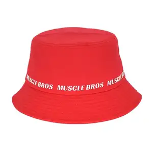 2024热销优质棉斜纹斗帽定制刺绣斗帽斗帽带刺绣标志的斗帽
