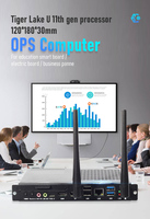 5K 8G RAM 256G SSD Mini OPS PC carte interactive tout en un écran tactile ordinateur PC à écran plat pour tableau noir