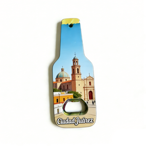 Ouvre-bouteille au design emblématique Montserrat Ciudad Juarez Anguilla Îles Vierges Aimants de réfrigérateur promotionnels personnalisés en gros - Product Image 3