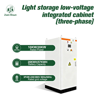 Système de Stockage d'Énergie Photovoltaïque Commercial Hybride Zsen Tout-en-un Triphasé Basse Tension 50KW 28KWH 57KWH avec Batterie LiFePO4