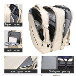 Sac à dos de sport personnalisé de grande capacité, style sac à dos avec port de charge USB, qualité Oxford, imperméable, doublé - Product Image 5